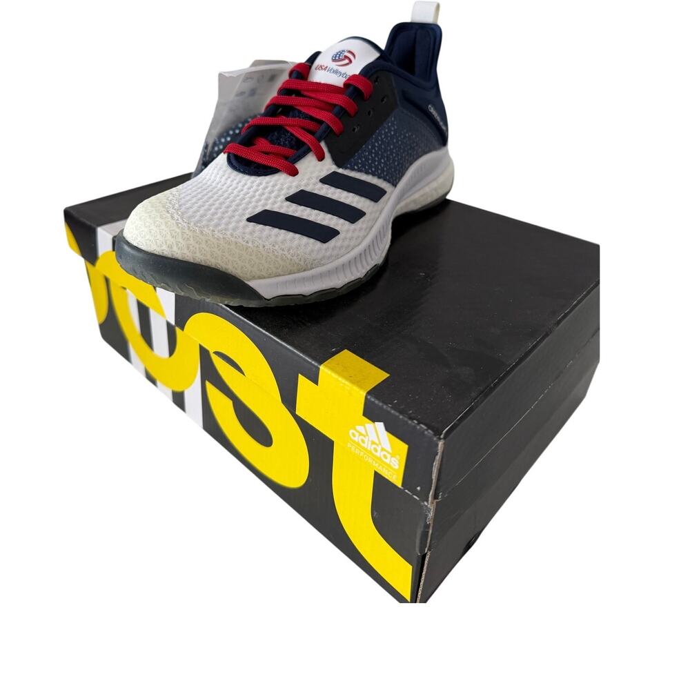 Adidas Crazy Flight Women's Sz 5 USAV Volleyball New Athletic Sneakers Shoes